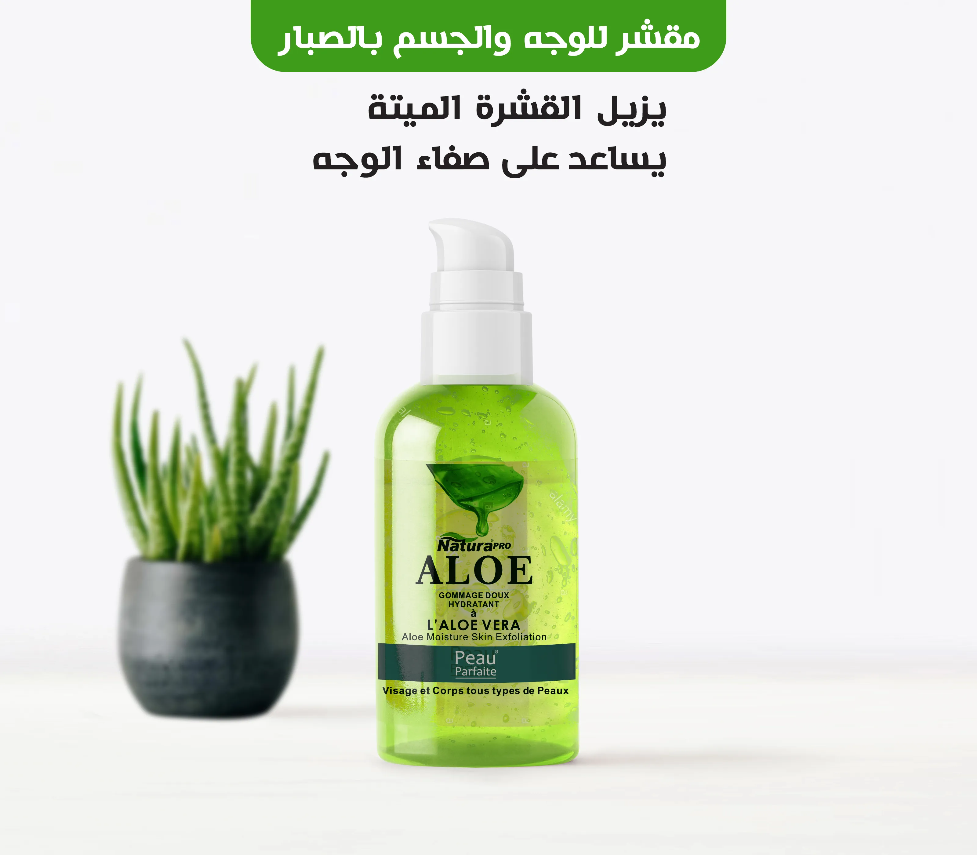 Aloe gommage doux hydratant, natura pro