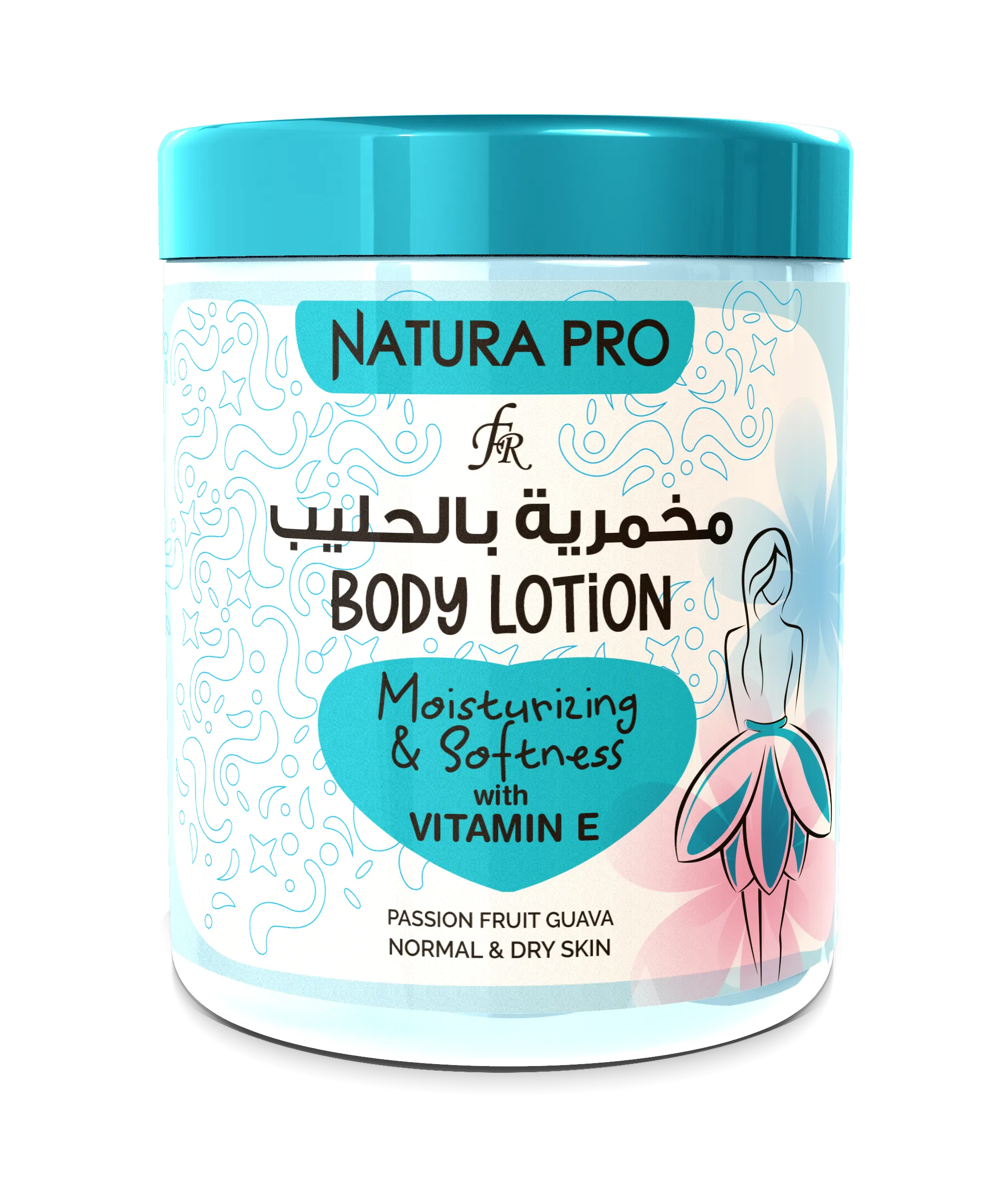 Body lotion, avec vitamin E, passion fruit guava