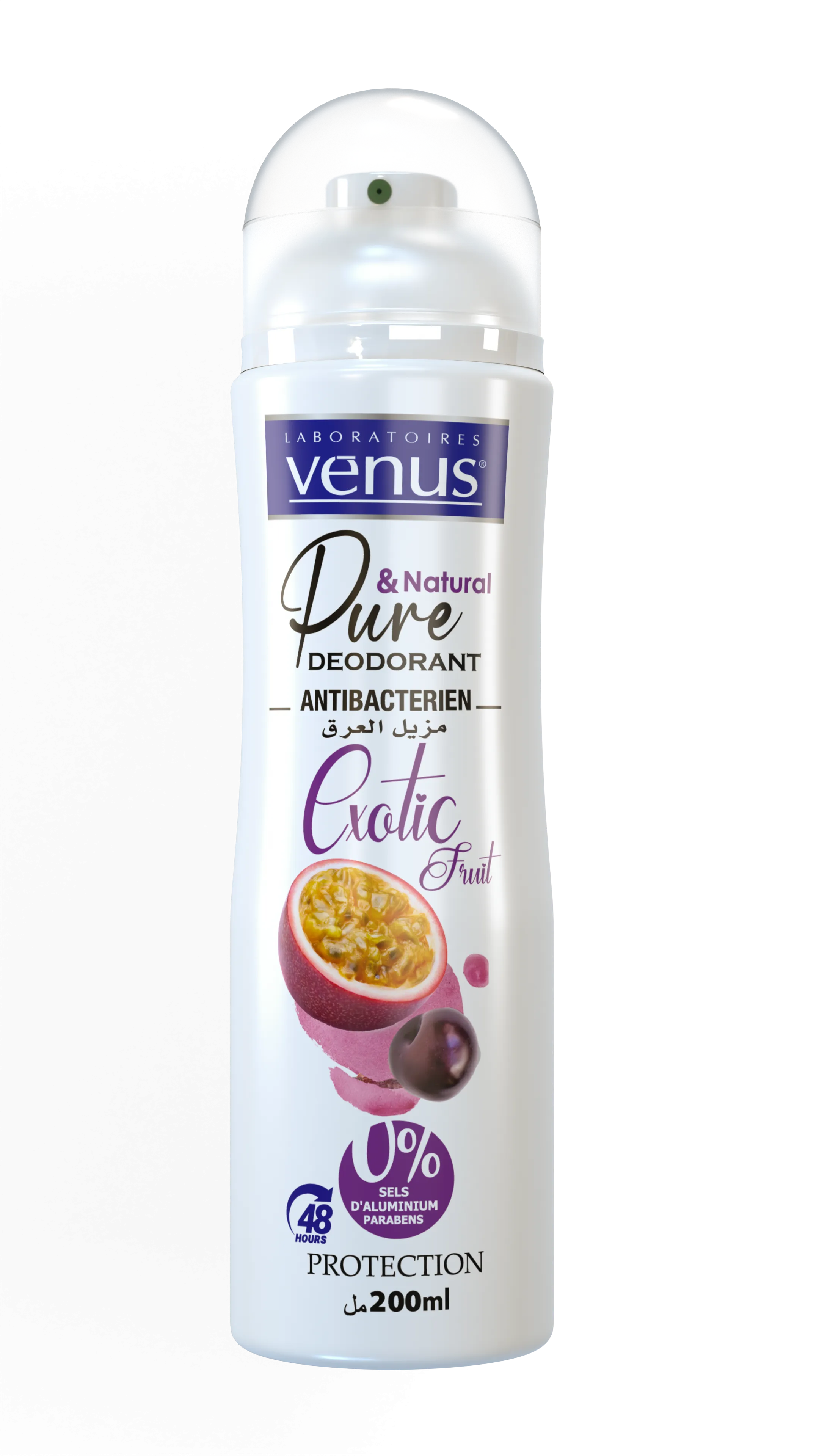 Déodorant antibactérien exotic fruit pure &amp; naturel