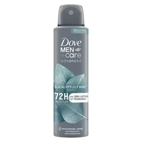 DEODORANT DOVE MEN 250 ML EUCALYPTUS+MINT FRESH