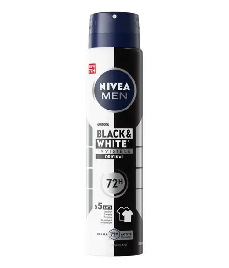 DEODORANT NIVEA MEN 200ML B&W ORIGINAL