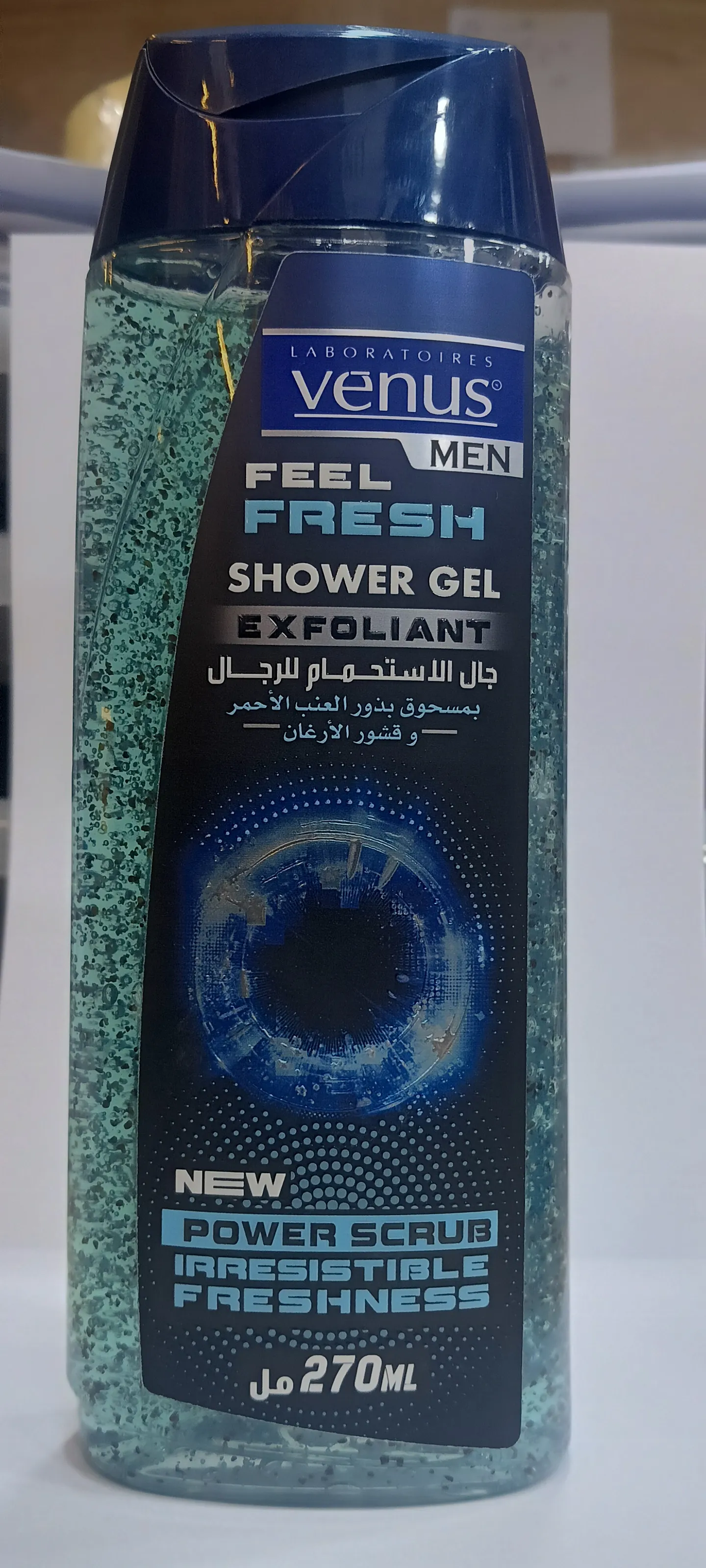 GEL DOUCHE MEN SCRUB-EXFOLIANT 270ML FRESH