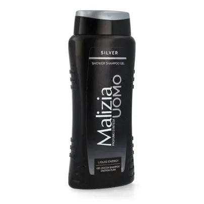 GEL DOUCHE / SHAMPOO MALIZIA MEN 250 ML SILVER