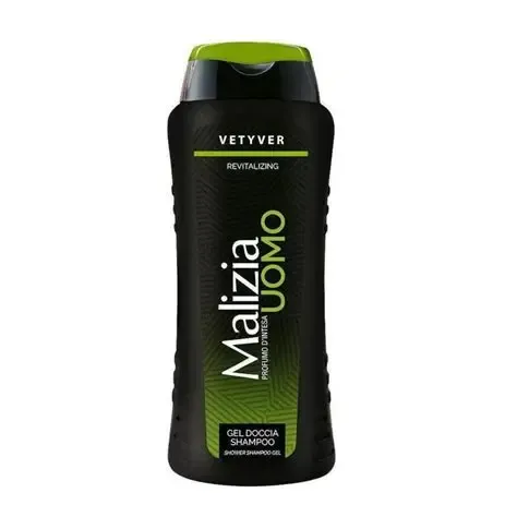 GEL DOUCHE / SHAMPOO MALIZIA MEN 250 ML VETYVERT