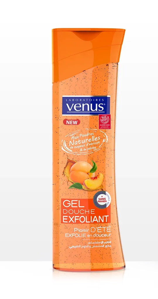 gel douche venus peche