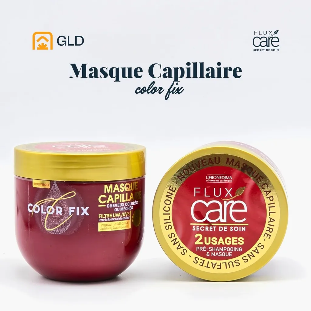 Masque Capillaire Flux Care Sans Sulfates Color FIX Pot 370 Ml