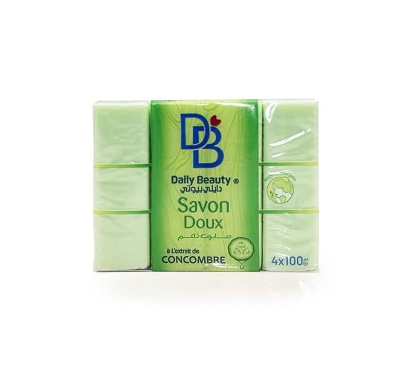 Savon DB doux à l'extrait concombre, 100gr