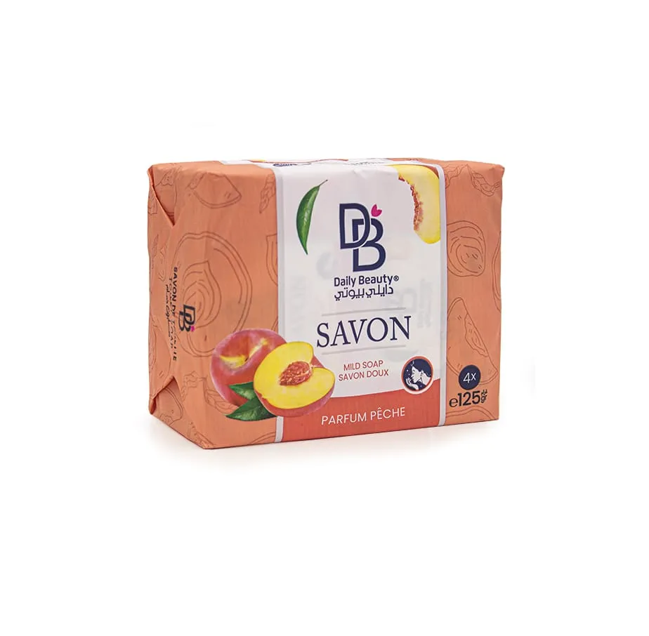 Savon DB doux parfum pêche, 125gr