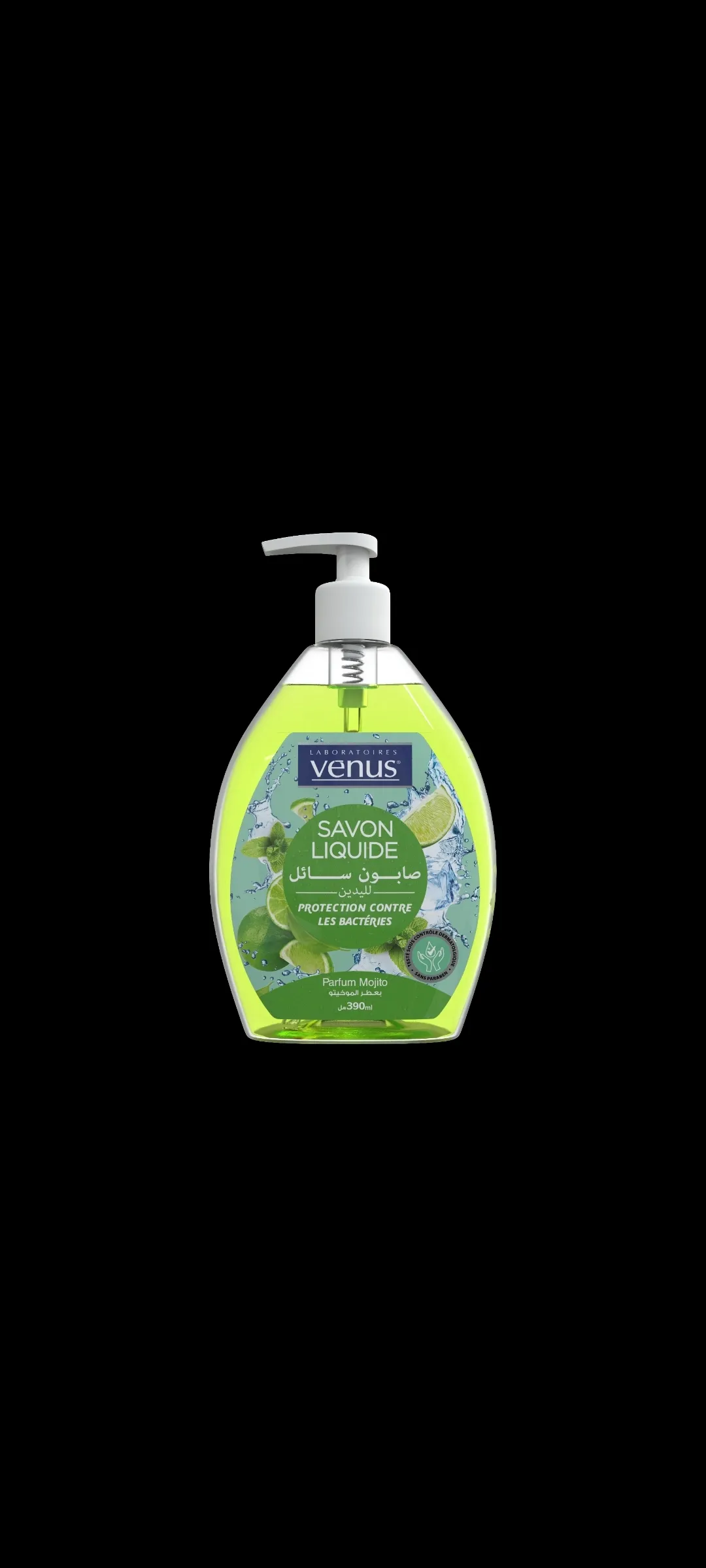 Savon liquide parfum mojito 390 ml