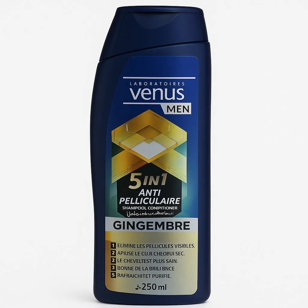 SHAMPOING  5EN MEN 250 ML GINGEMBRE