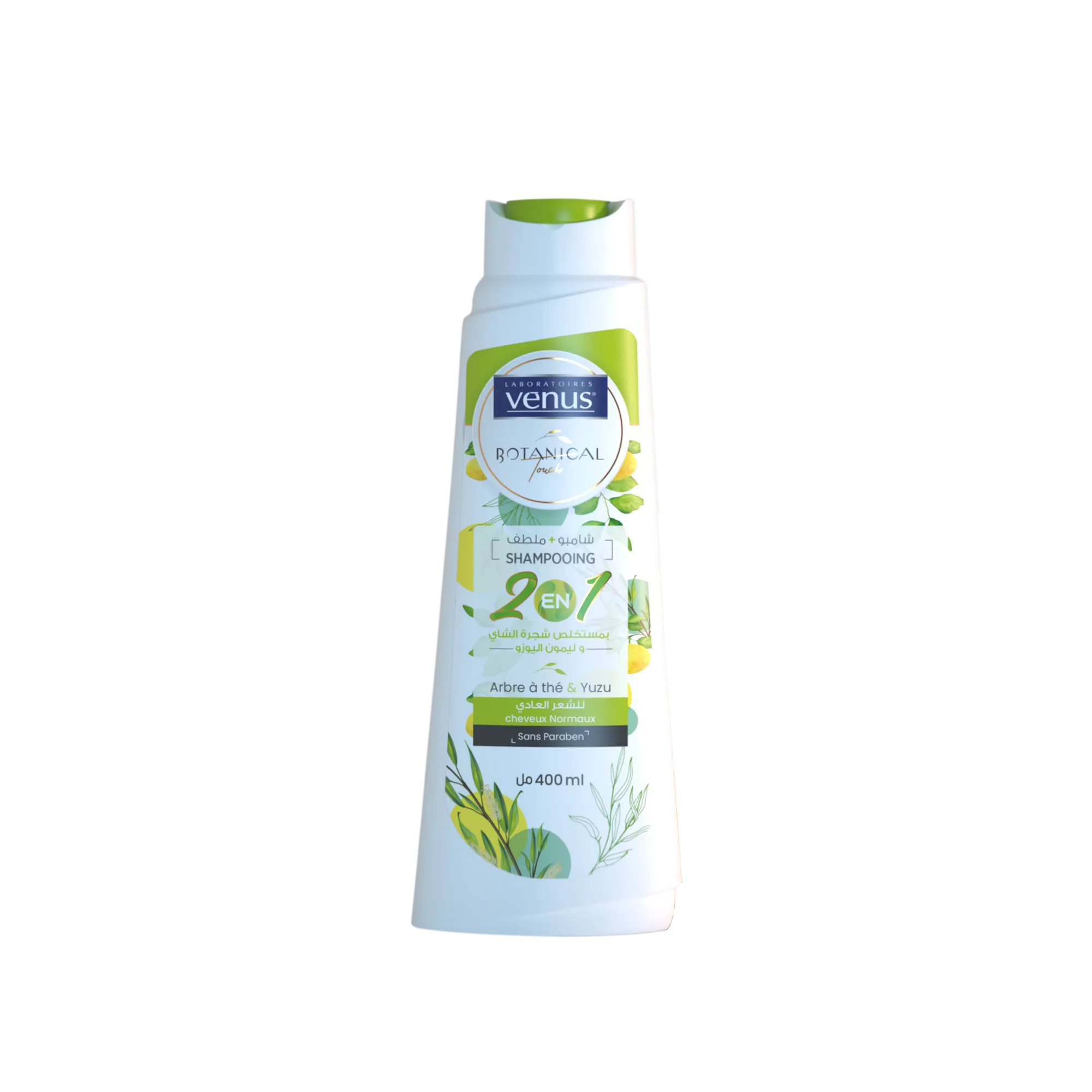 Shampoing + Après-shampoing 2en1 arbre à thé &amp; yuzu 400ml